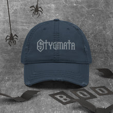 Load image into Gallery viewer, STYGMATA Distressed Dad Hat
