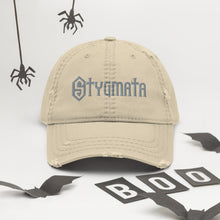 Load image into Gallery viewer, STYGMATA Distressed Dad Hat