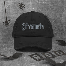 Load image into Gallery viewer, STYGMATA Distressed Dad Hat
